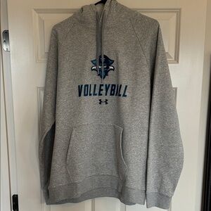 Under Armour Gray University of New Orleans Privateers Volleyball Hoodie.